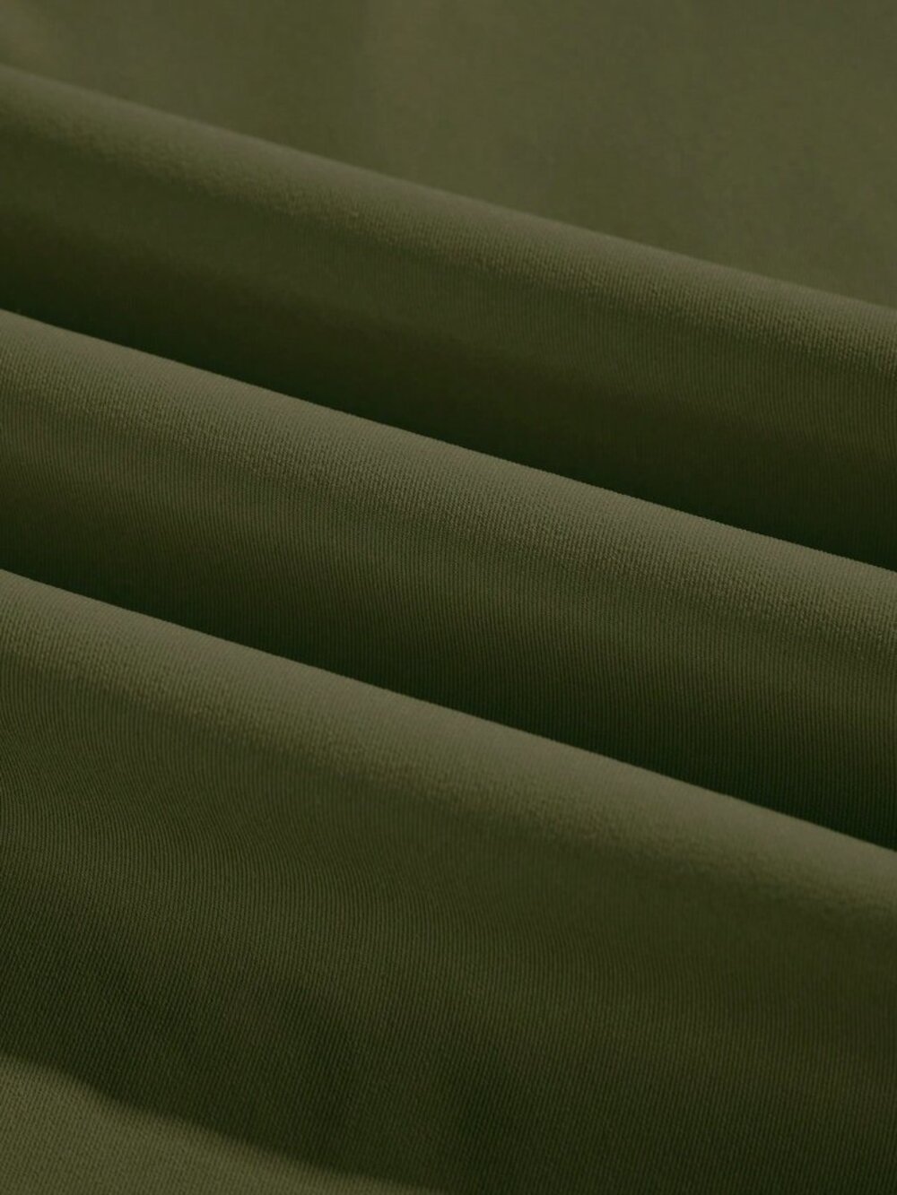 Army Green Casual Women's Casual High-Waist Pleated Capri Pants - Picture 8 of 10